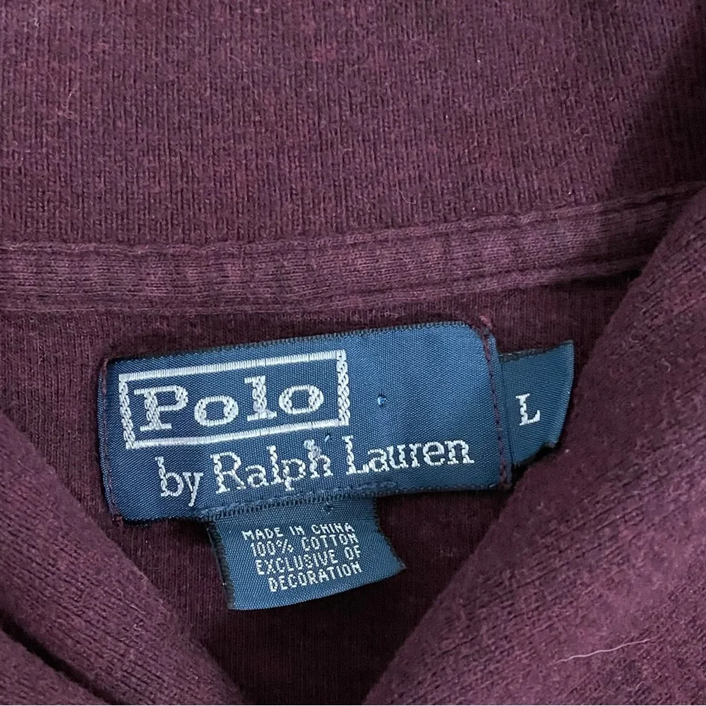 Polo Ralph Lauren‎ Burgundy Cowl Neck Sweater